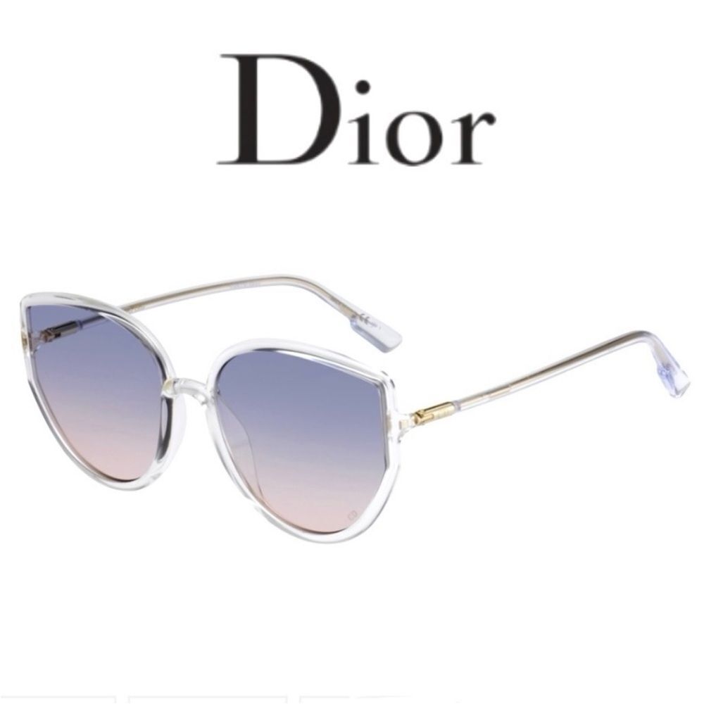 NIB Christian Dior Stellaire SOSTELL4S-900-AJ Clear frame with 2 Dior Case - Picture 2 of 8